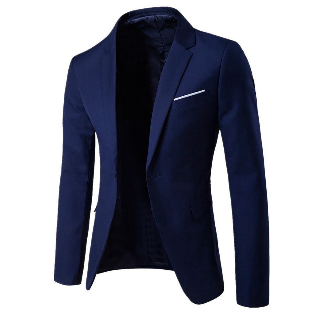 Men Casual Slim Fit Blazer Jacket