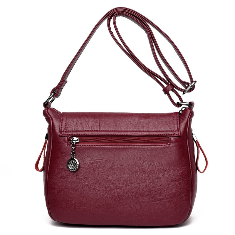 Sac bandoulière femme en cuir véritable – Style élégant