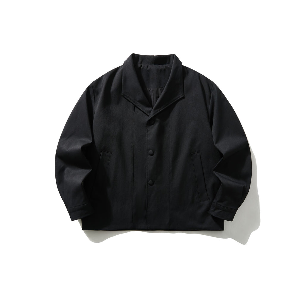 Casual Retro Blazer with Notch Lapel for Men Simple and Minimalist Commuter Top