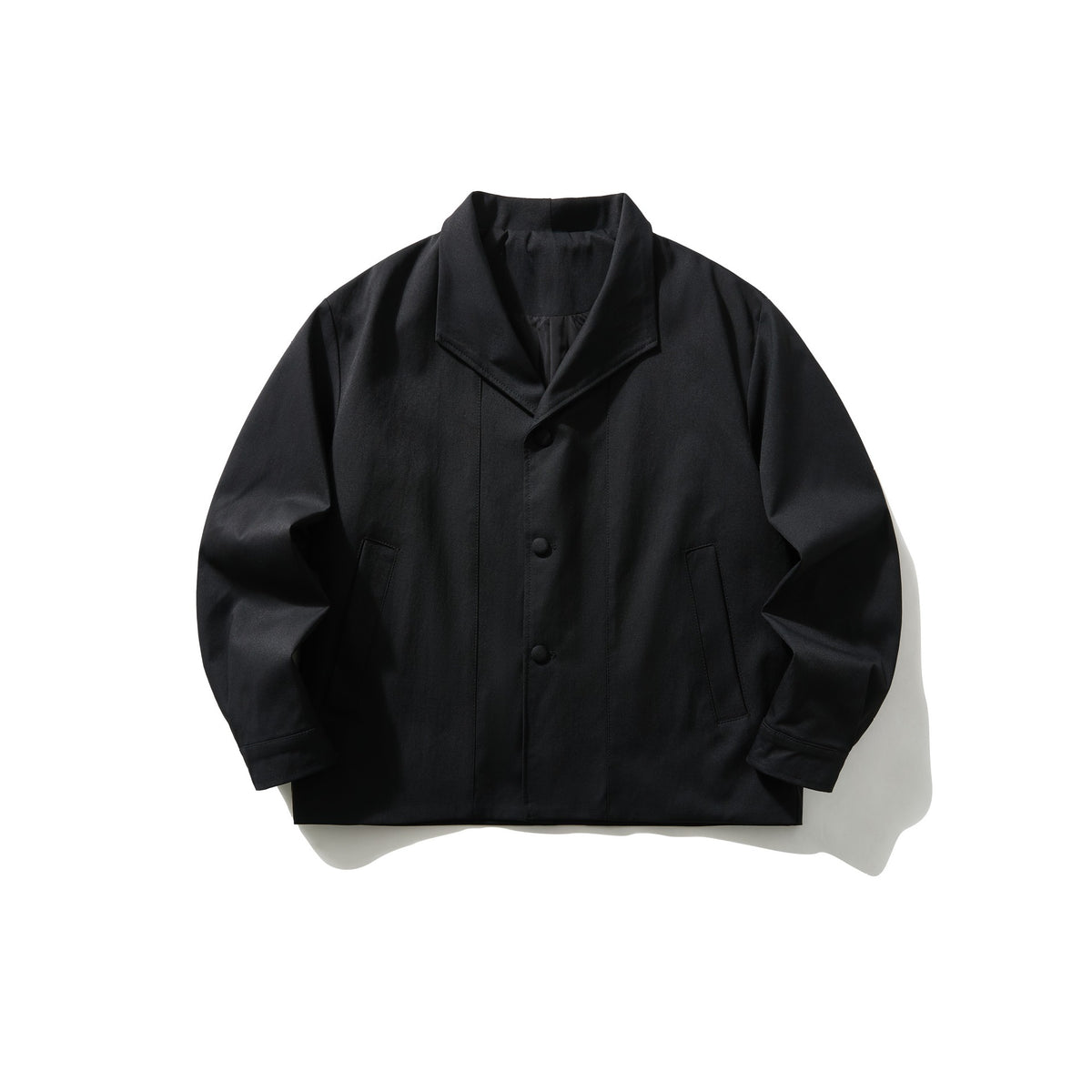 Casual Retro Blazer with Notch Lapel for Men Simple and Minimalist Commuter Top