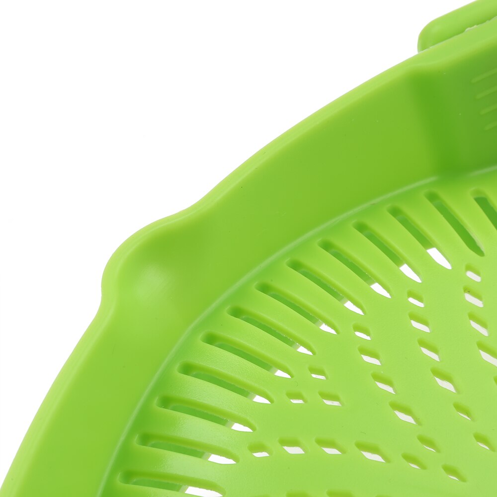 Égouttoir en silicone à pince pour casserole