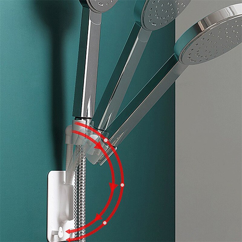 Support universel pour pommeau de douche – Fixation murale en ABS
