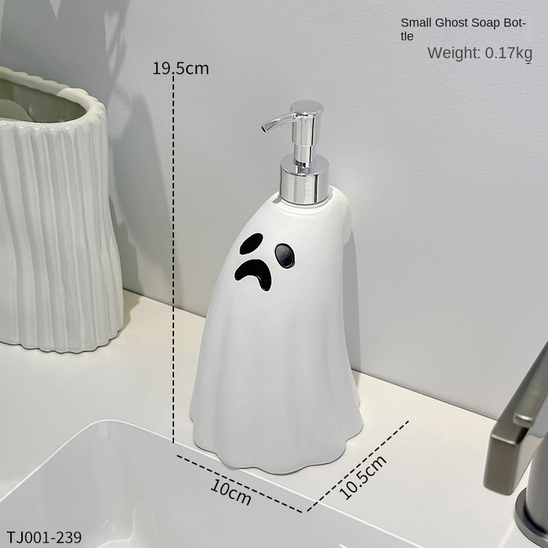 Distributeur de savon décoratif Fantôme en résine