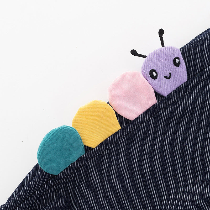 Cute Kids' Lightweight Insect Lantern-Style Nine-Front Pants for Boys and Girls Comfortable Fit