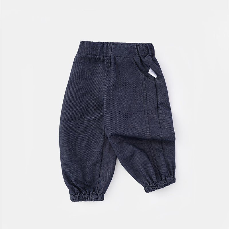 Cute Kids' Lightweight Insect Lantern-Style Nine-Front Pants for Boys and Girls Comfortable Fit