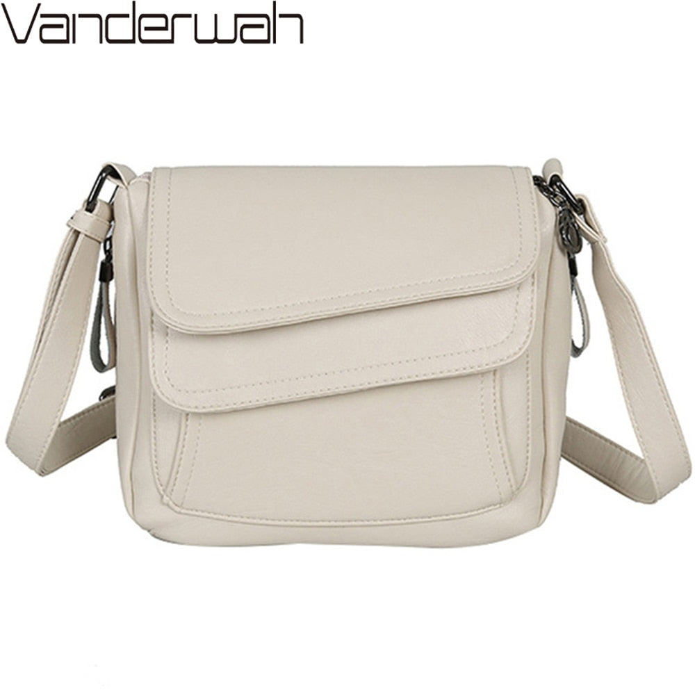Sac bandoulière femme en cuir véritable – Style élégant