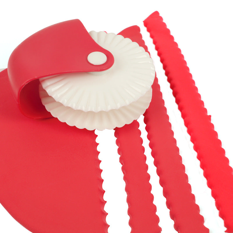 Roulette coupe-pâtes manuelle – Découpe ondulée pour pâtes et raviolis