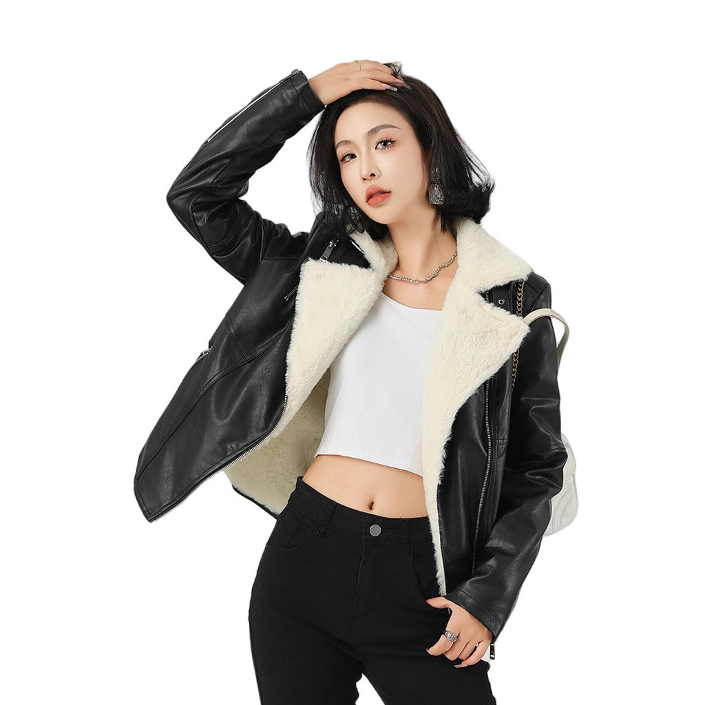 Thick coat jacket for winter women