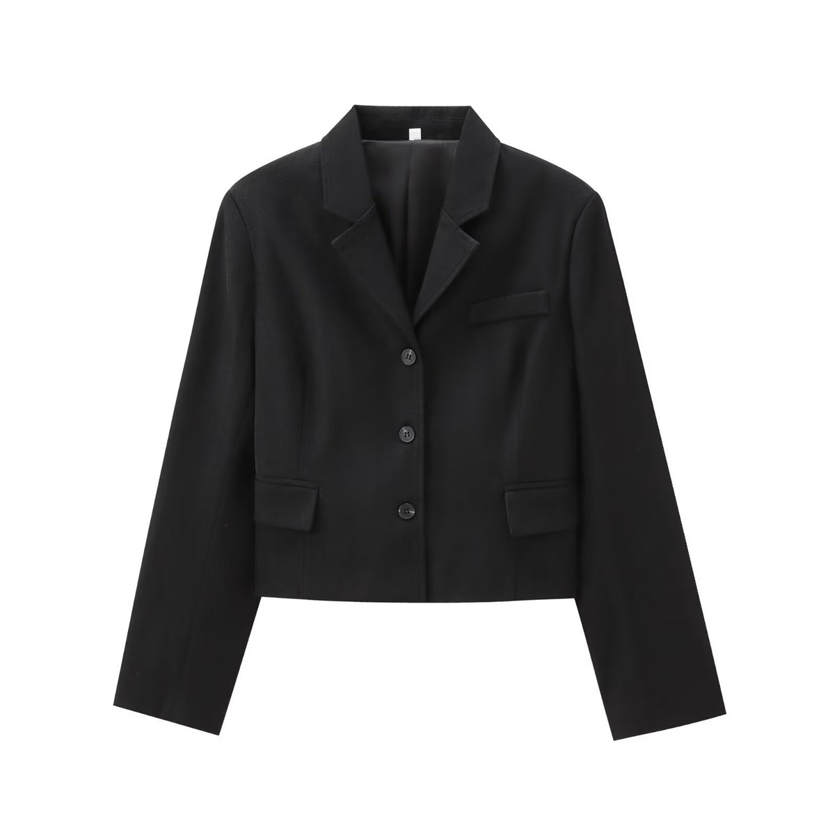 Women's Wool Blend Fitted Blazer + Open Design Pants Set