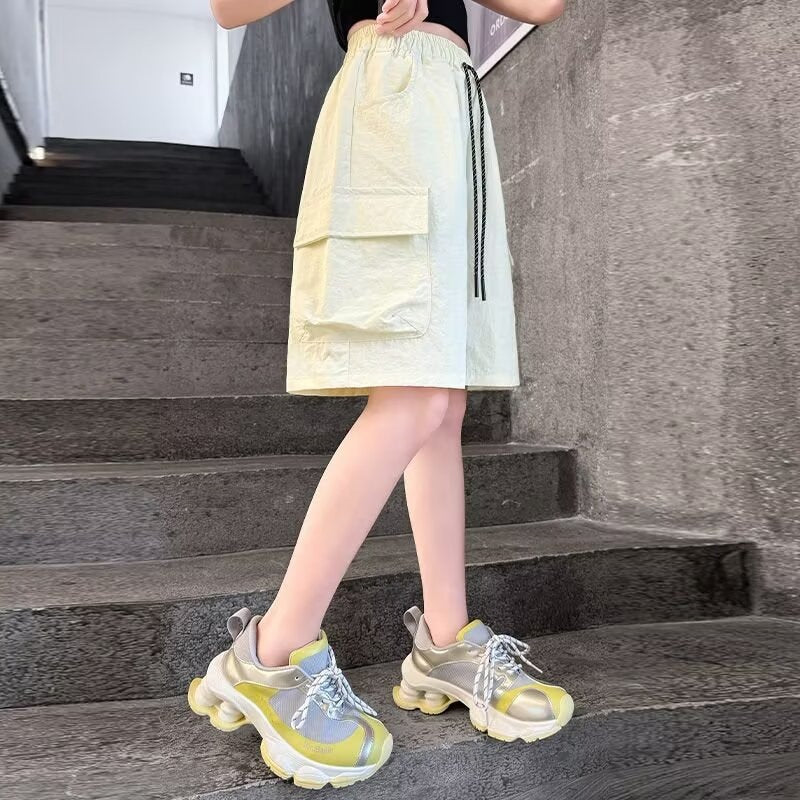Shorts for Girls Summer Lightweight Mid-Length Pants for Kids and Teens Boys' Stylish Trousers