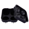 Moule à glaçons sphériques en silicone – 4 grosses boules pour cocktails