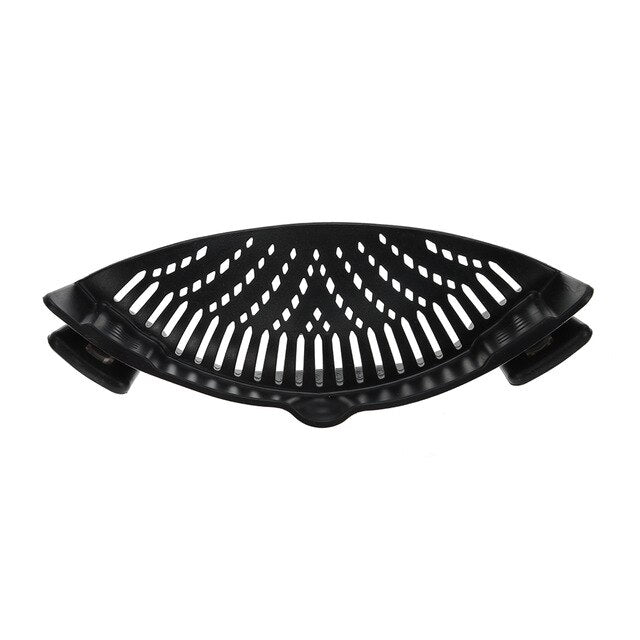 Égouttoir en silicone à pince pour casserole