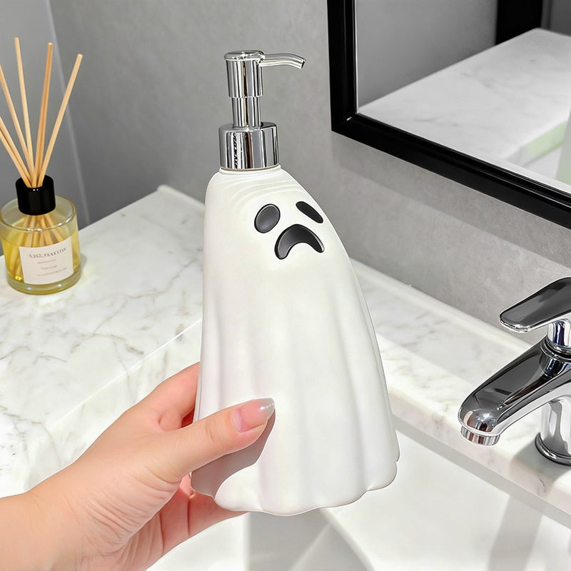 Distributeur de savon décoratif Fantôme en résine
