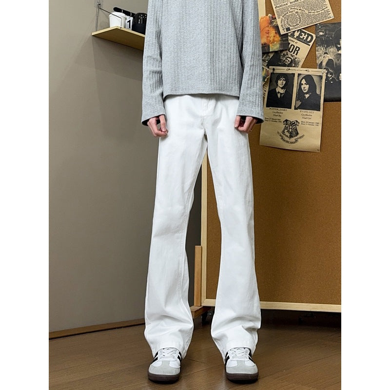 Vibe Knife-Edge Jeans for Men Straight Leg Pants