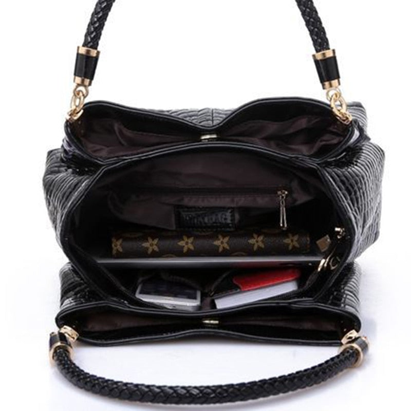 Sac à main femme effet crocodile – Élégant et tendance
