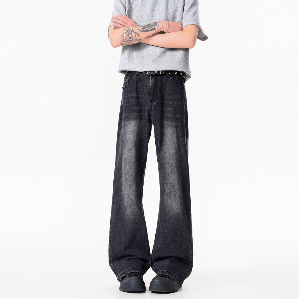 Cleanfit Washed Blue Jeans Men Lightweight Clean Style Casual Pants