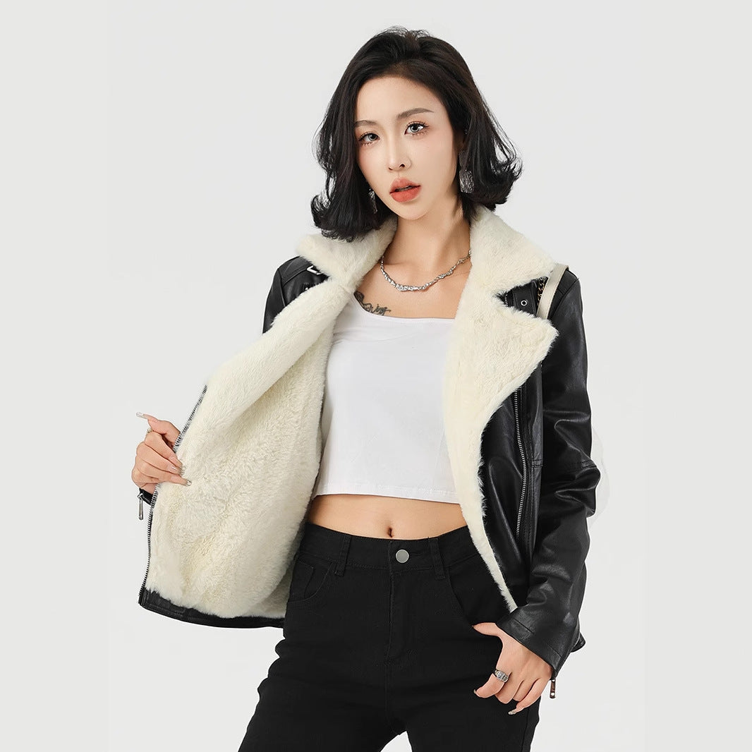 Thick coat jacket for winter women