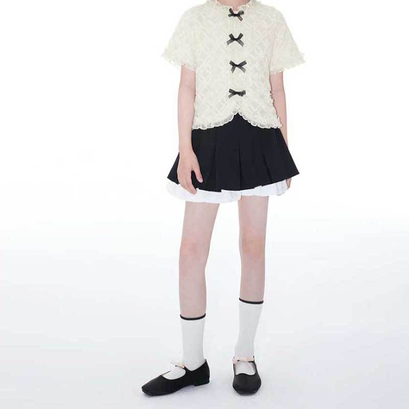 Haut fille en coton sans manches – Style décontracté