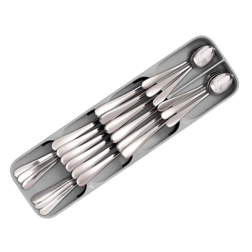 Organiseur de couverts compact pour tiroir – Multi-compartiments