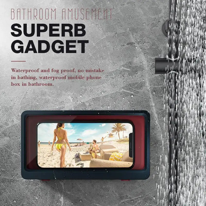 Support mural étanche pour smartphone – Cuisine et salle de bain