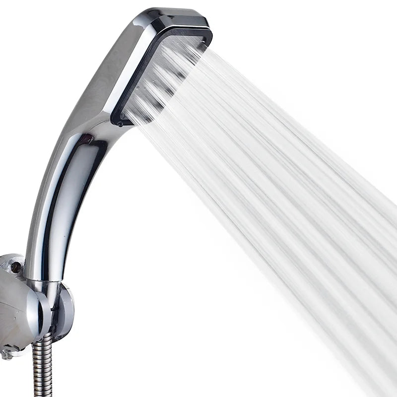 Pommeau de douche haute pression à micro-jets – Finition chromée