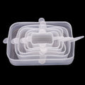 Lot de 6 couvercles extensibles en silicone – Réutilisables pour bols et récipients