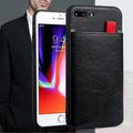 Haissky Leather Wallet Phone Case For iPhone X 6 6s 7 8 Plus Case Luxury Pull Type Card Slots Back Cover For iPhone X 10 8 Plus